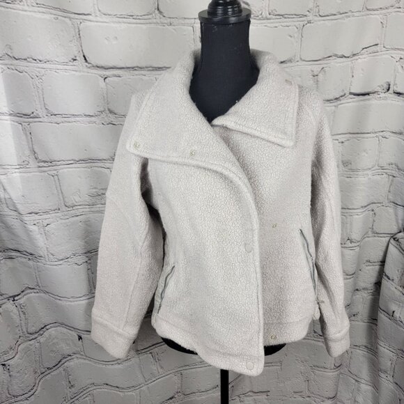 lululemon athletica Jackets & Blazers - LULULEMON‎ Show Me The Sherpa Jacket Women Size 6 Wool Blend Casual Athleisure